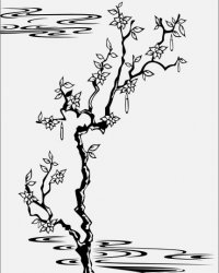 Пескоструйный рисунок Дерево 468